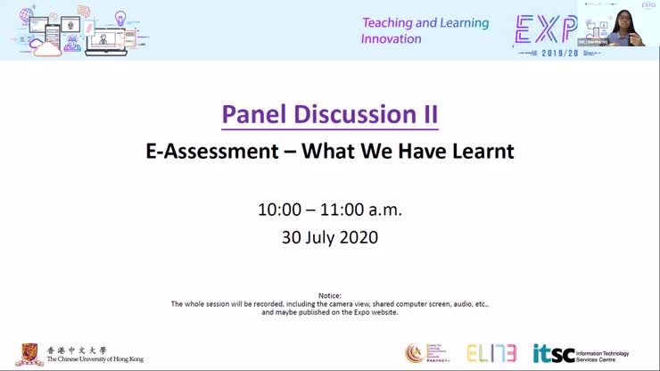 Panel Discussion II - E-Assessment - What We Have Learnt