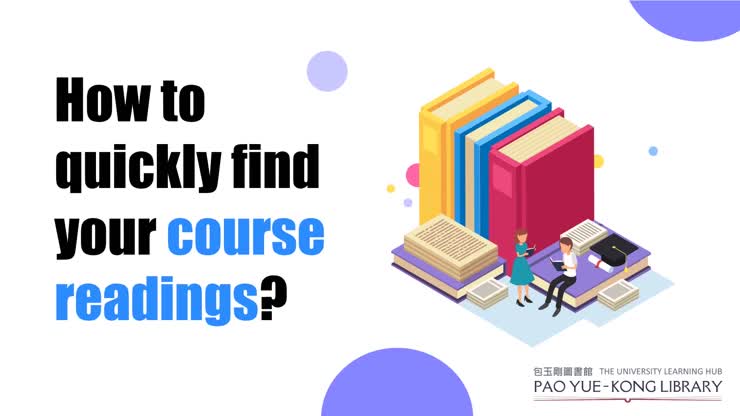 Online Tutorial - How to find course readings