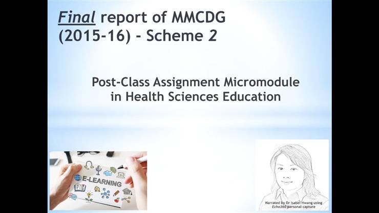 05 - Post-class Assignment Micromodule in Health Sciences Education ...