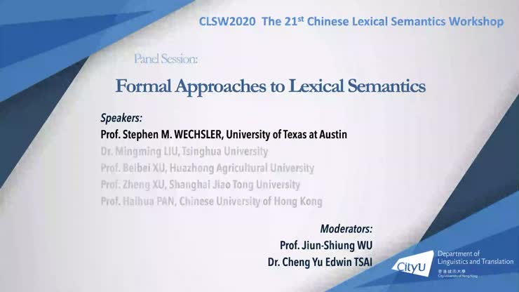 2020-05-29 (DAY2) - Invited Speech by Prof. Stephen M. Wechsler