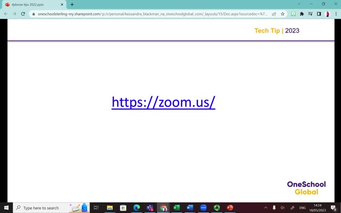 Creating a Zoom Meeting Template