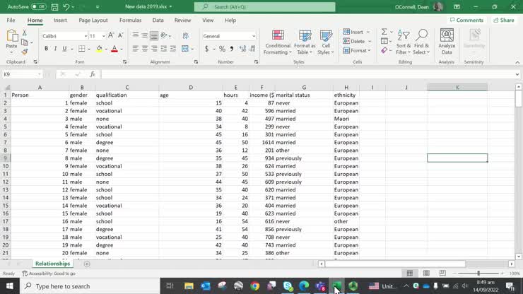 Introduction to Excel_part one