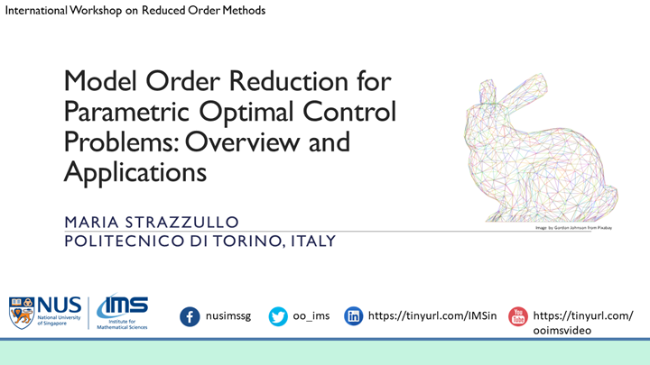 Maria Starzzullo - Model Order Reduction for Parametric Optimal Control ...