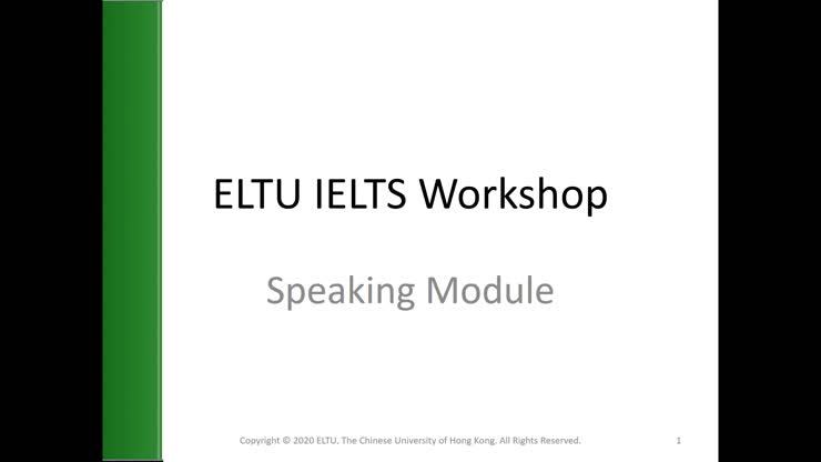 5_IELTS workshop_Speaking module